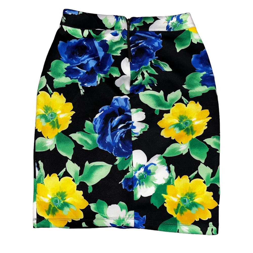Forever21 Floral/Flower Pencil Cotton Skirt
